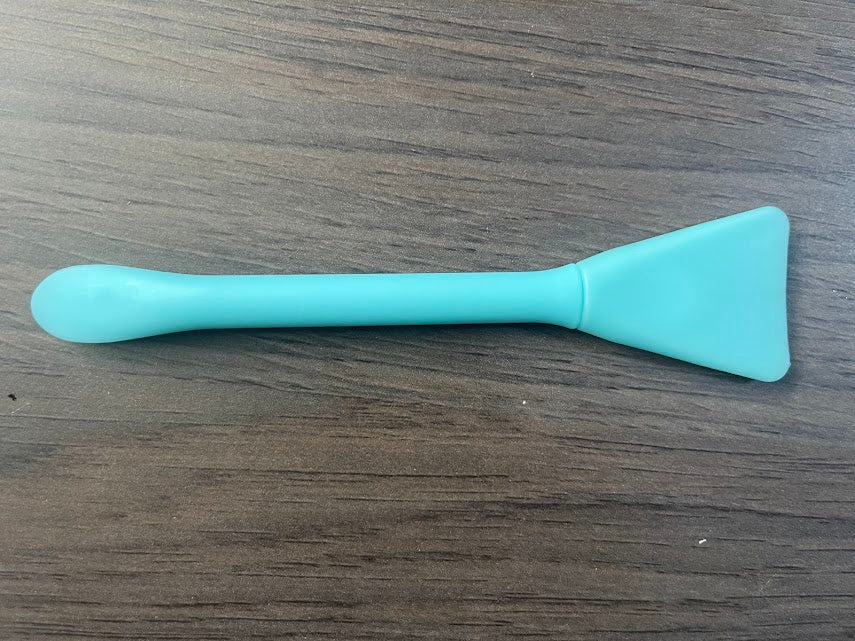 Blue-Colored Silicone Face Mask Brush Duo