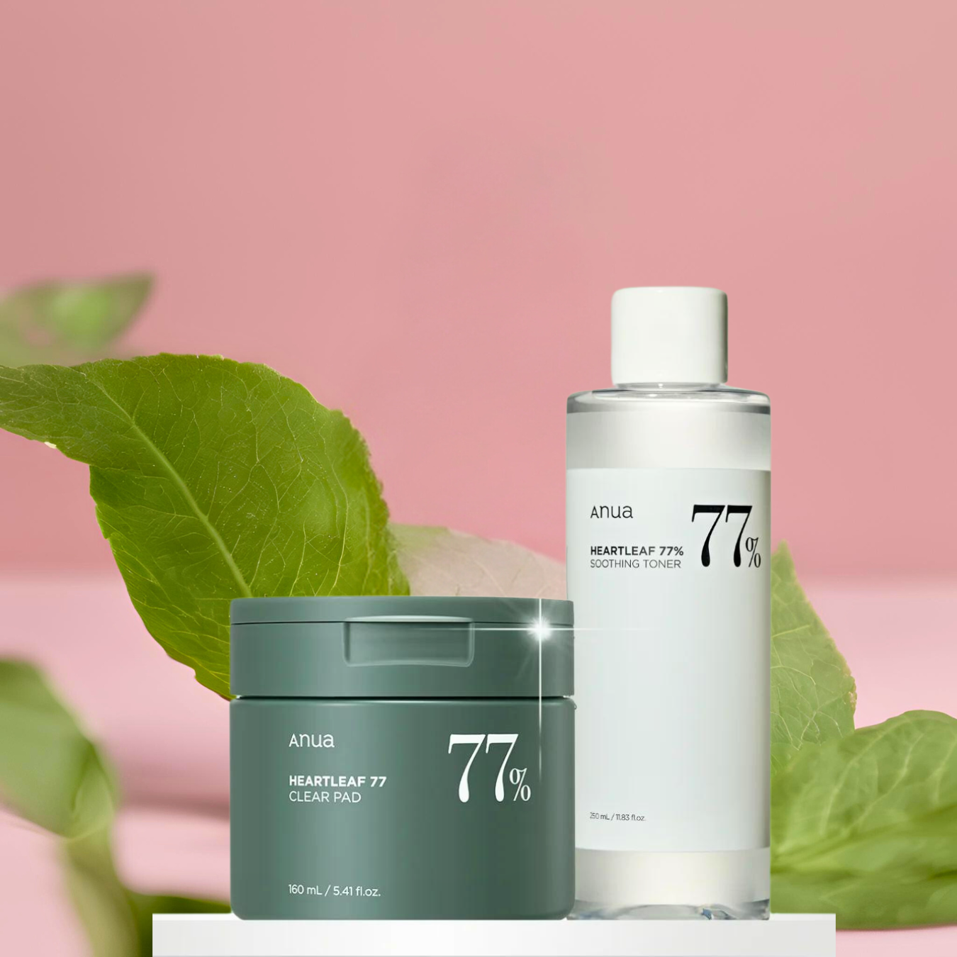[ANUA] Heartleaf 77% Soothing Toner + Heartleaf 77% Clear Pads (70pcs)