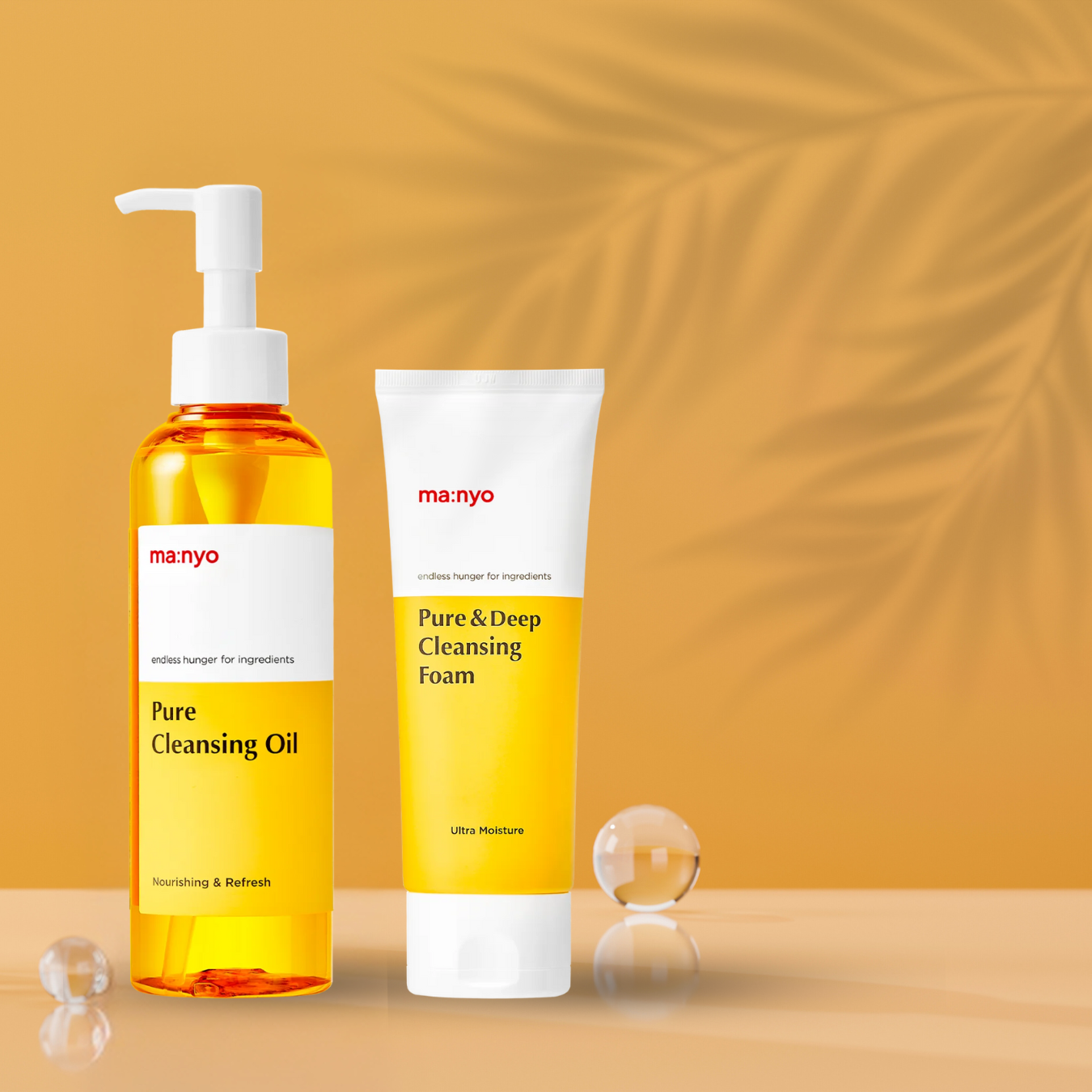 ma:nyo Pure Cleansing Oil + Pure & Deep Cleansing Foam Combo