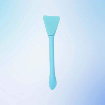 Blue-Colored Silicone Face Mask Brush Duo