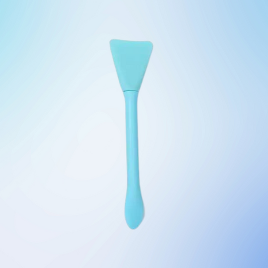 Blue-Colored Silicone Face Mask Brush Duo